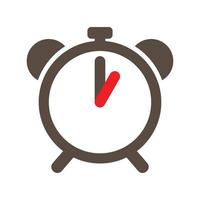 Uhr-Timer-Icon-Set, Alarmsymbol, Vektorillustration. vektor