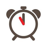 Uhr-Timer-Icon-Set, Alarmsymbol, Vektorillustration. vektor