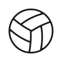 Volleyball-Symbol isoliert flache Design-Vektor-Illustration. vektor