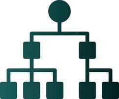 organisation Diagram vektor ikon design