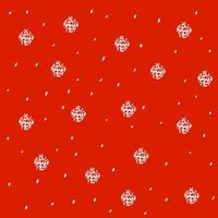 sömlös mönster med snö och hand dragen snöflingor , jul och dekoration illustration för omslag papper, förpackningar design och utskrift på tyg ,Semester tapet vektor