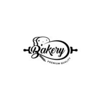 Bäckerei-Logo-Vektor-Design vektor