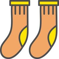 Socken-Vektor-Symbol vektor