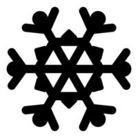 Schneeflocke, Vektor, Weihnachten, Symbol, Logo, Schnee, Umrissstil vektor