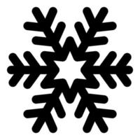 Schneeflocke, Vektor, Weihnachten, Symbol, Logo, Schnee, Umrissstil vektor