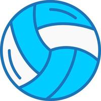 Volleyball-Vektor-Symbol vektor