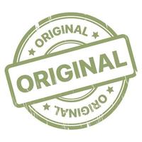 Grunge Original-Siegelstempel-Gummi-Look vektor