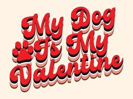 Retro-Valentinstag-Svg-T-Shirt-Design, Handwerksdesign, Valentinstag-Zitat-Design vektor