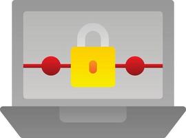 Ransomware-Vektor-Icon-Design vektor