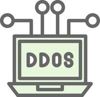 Ddos-Vektor-Icon-Design vektor