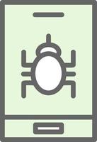 mobil virus vektor ikon design