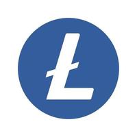 Litecoin-Symbol, Logo vektor