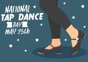 Nationale Tap Dance Day-Illustration vektor