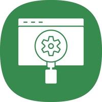 Suchmaschinenoptimierung Vektor-Icon-Design vektor