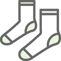 Socken-Vektor-Icon-Design vektor