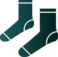 Socken-Vektor-Icon-Design vektor