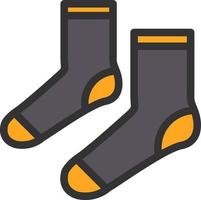 Socken-Vektor-Icon-Design vektor