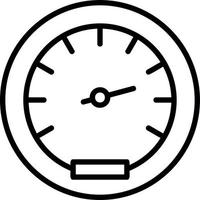 Tachometer-Vektor-Icon-Design vektor