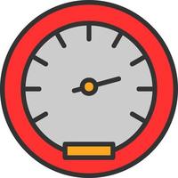 Tachometer-Vektor-Icon-Design vektor