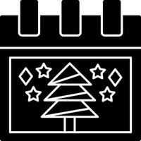 Weihnachtsbaum-Vektor-Icon-Design vektor