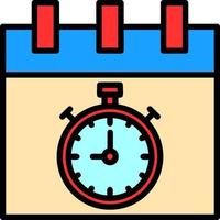 Timer-Vektor-Icon-Design vektor