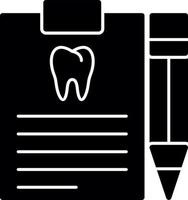 dental Rapportera vektor ikon design