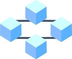 Blockchain-Vektor-Icon-Design vektor