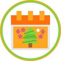 Weihnachtsbaum-Vektor-Icon-Design vektor