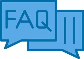 FAQ-Vektor-Icon-Design vektor