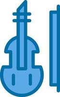 Violine-Vektor-Icon-Design vektor