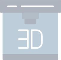 3D-Drucker-Vektor-Icon-Design