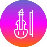 Violine-Vektor-Icon-Design vektor