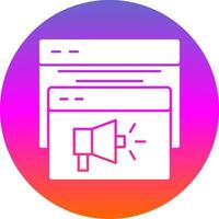 kampanj vektor ikon design
