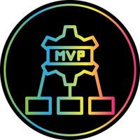 mvp-Vektor-Icon-Design vektor