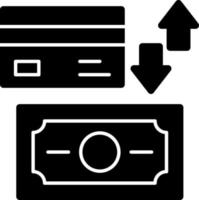 Händler-Cash-Vektor-Icon-Design vektor