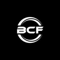 bcf-Brief-Logo-Design in Abbildung. Vektorlogo, Kalligrafie-Designs für Logo, Poster, Einladung usw. vektor