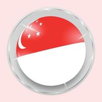 Flaggen der asiatischen Länder Länder und Asien 3D-Ball vektor