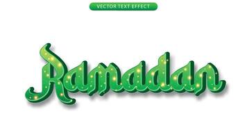 3d text helig månad av ramadan vektor fil