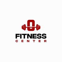 o anfänglicher Fitness-Center-Logo-Vorlagenvektor, Fitness-Fitness-Logo vektor