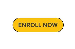 prienroll now button Web-Banner-Vorlagen. Vektorillustrationnt vektor