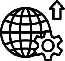 global framsteg vektor ikon design