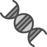 DNA-Vektor-Icon-Design vektor