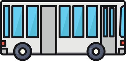 offentlig buss vektor illustration på en bakgrund.premium kvalitet symbols.vector ikoner för begrepp och grafisk design.
