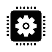 Chipeinstellungs-Vektorillustration auf einem Hintergrund. Premium-Qualitätssymbole. Vektorsymbole für Konzept und Grafikdesign. vektor
