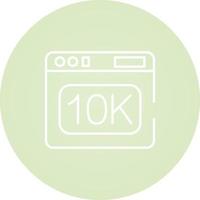 10k vektor ikon