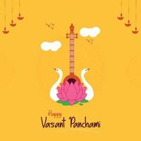 glücklicher Vasant-Panchami-Vektor vektor