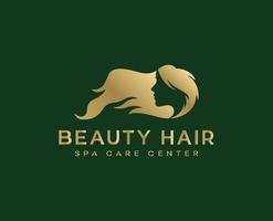 Beauty Hair Spa Care Center Logo-Vektorvorlagen vektor