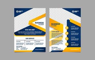 Business Flyer Vorlage vektor