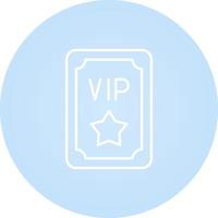 VIP-Pass-Vektor-Symbol vektor