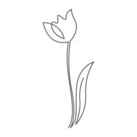 Tulpen-Icon-Design-Vektor vektor